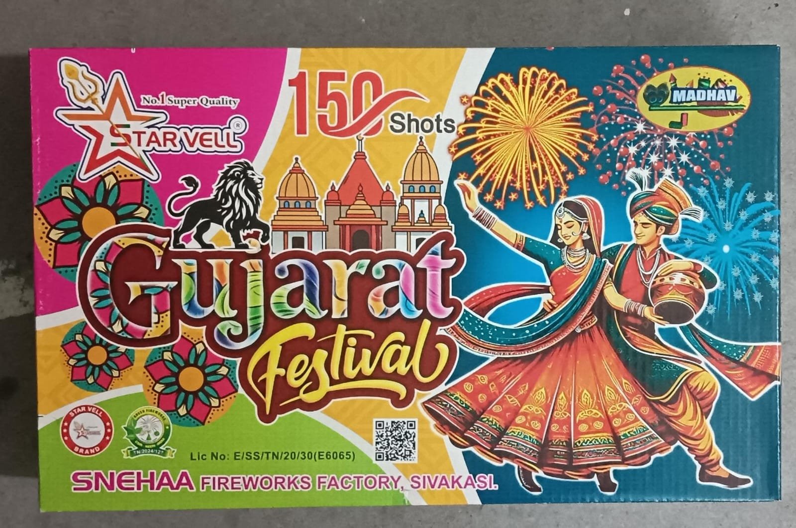 150" Shots Crackling Color